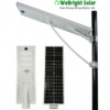 all in one solar street light 100w 120w