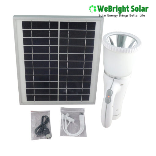 8w led solar torch light
