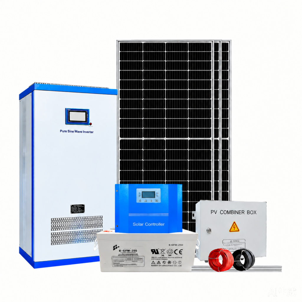 30KW 50KW Off Grid Solar Power System Inverter with Transformer, Complete Solar System Kit